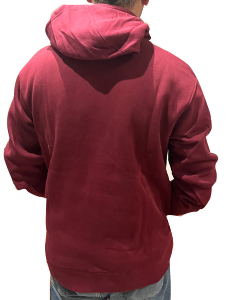 Oxford University Embroidered Hoody - Burgundy - Official Apparel of the Famous University of Oxford