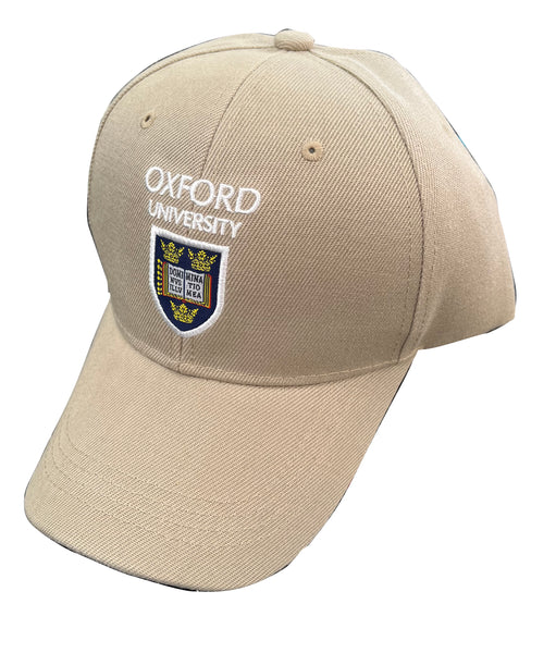 Oxford University Shield Cap - Oatmeal Color - Souvenir