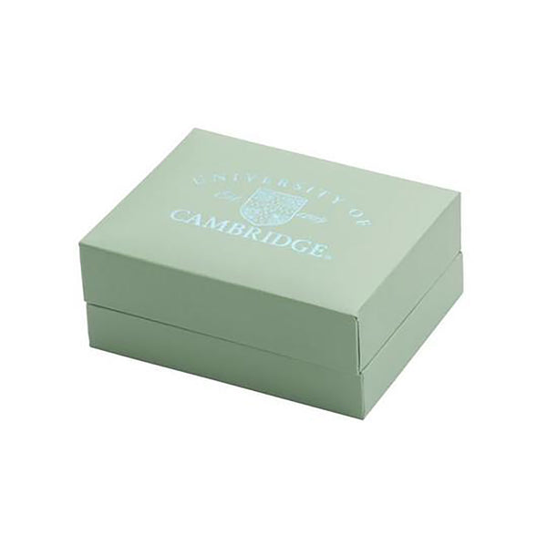 Cambridge University Cufflinks - with green crest - Official Licenced product