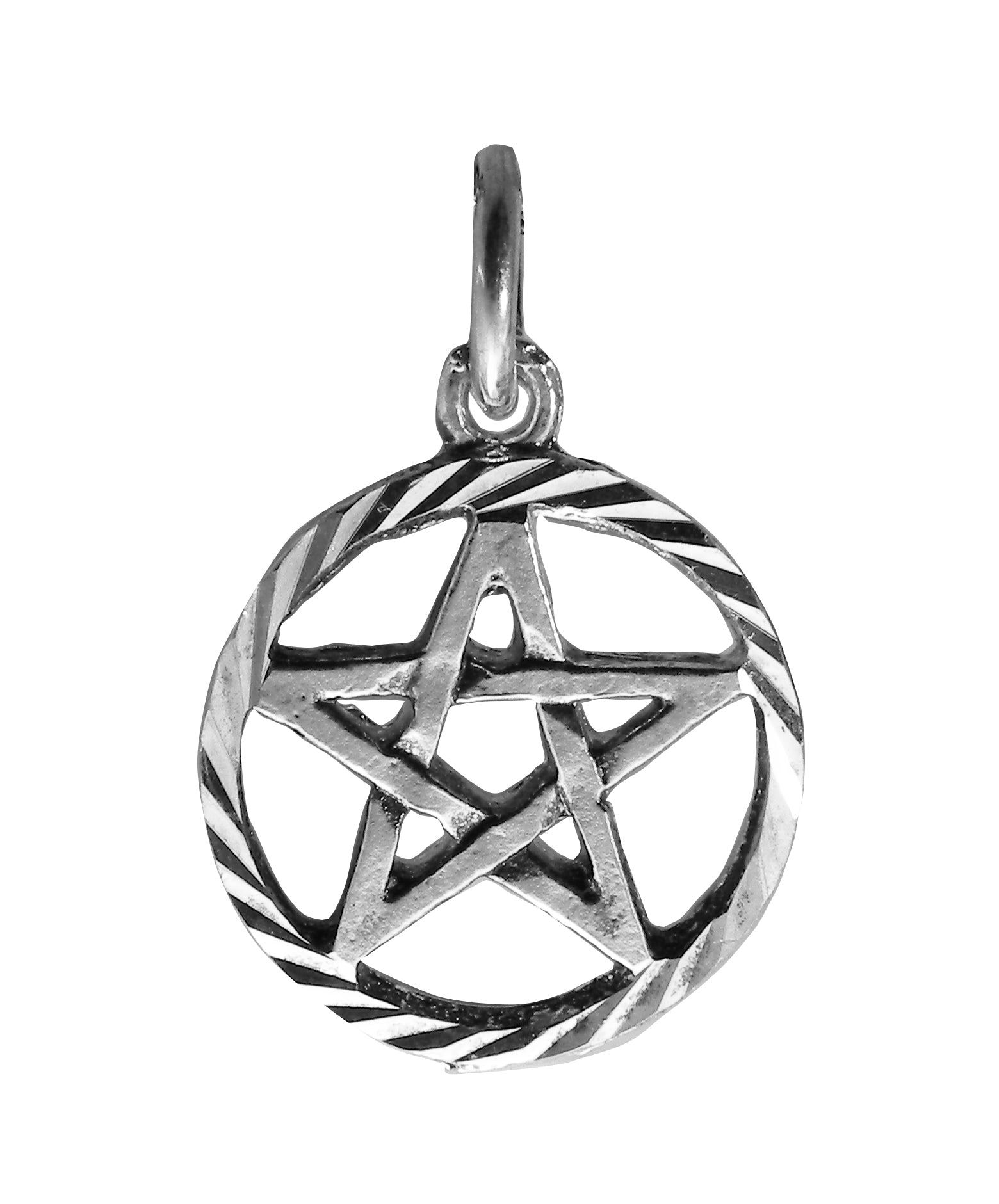 Star of David Pendent - Religious - Plain Sterling Silver