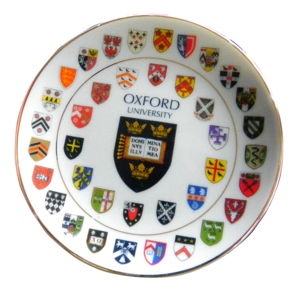 Oxford University College Shields 15cm Plate - Oxford Souvenir