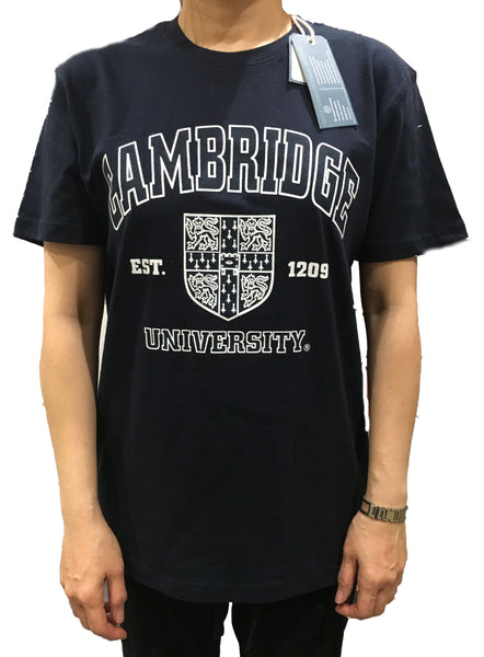 Cambridge University T-shirt - Navy - Official Apparel of the Famous University of Cambridge