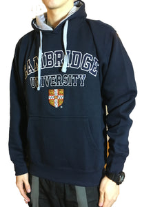 Cambridge University Hoody Embroidered - Navy - Apparel of the Famous University