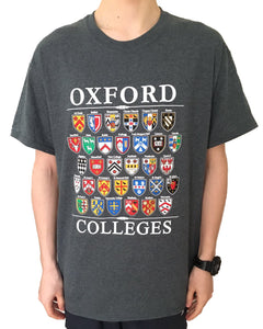 Colleges of Oxford T-Shirt - Charcoal