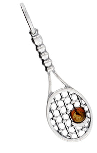 Genuine Baltic Amber - Tennis Pendent - 925 Sterling Silver